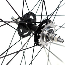 Load image into Gallery viewer, Crew Redux Black Aero Track Wheelset
